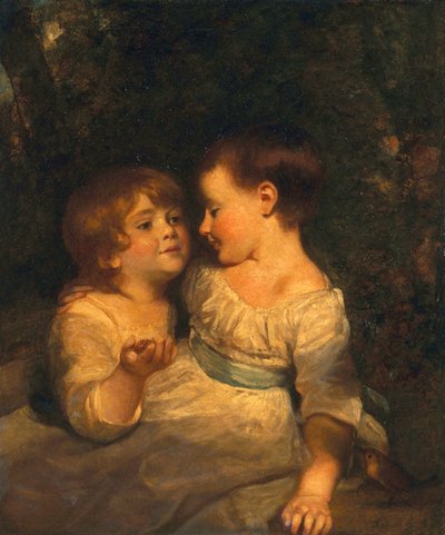 Los niños Vandergucht, 1785 de Joshua Reynolds